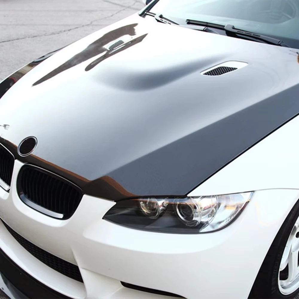 For E92 M3 2-Door Coupe 11-13 Body Parts KZ Carbon Fiber Front Bumper Hood Bonnet