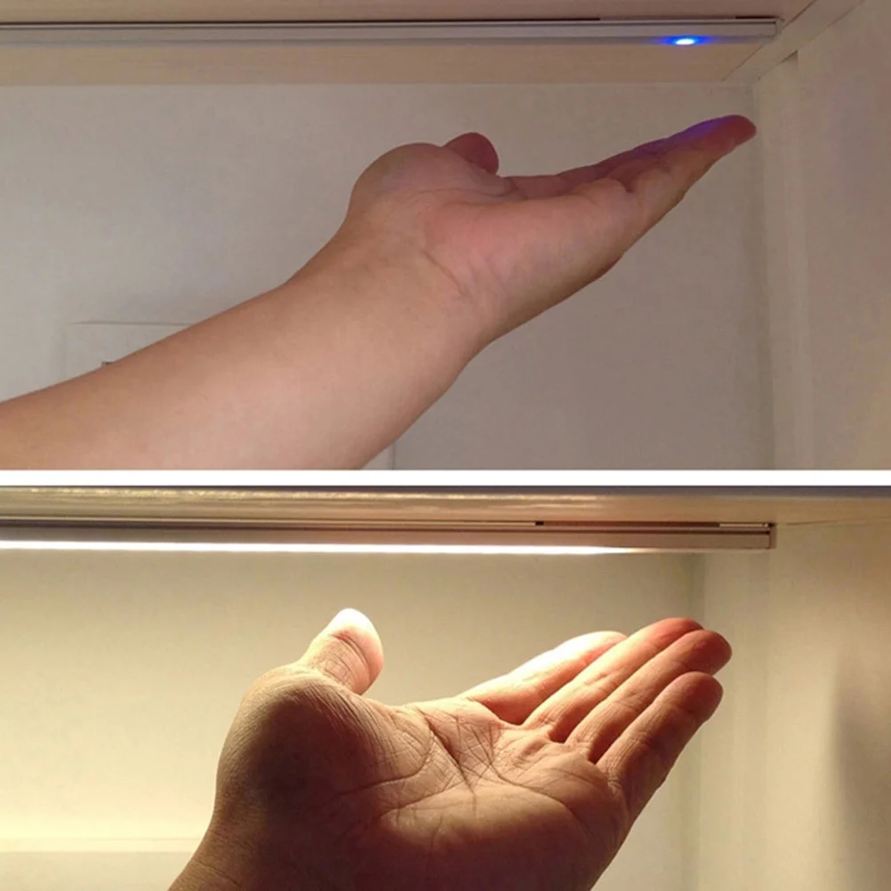 21LED USB Touch Sensor Light Dimming Warm White Vanity Mirror Cabinet Kitchen Lighting Controller Wardrobe Drawer LED