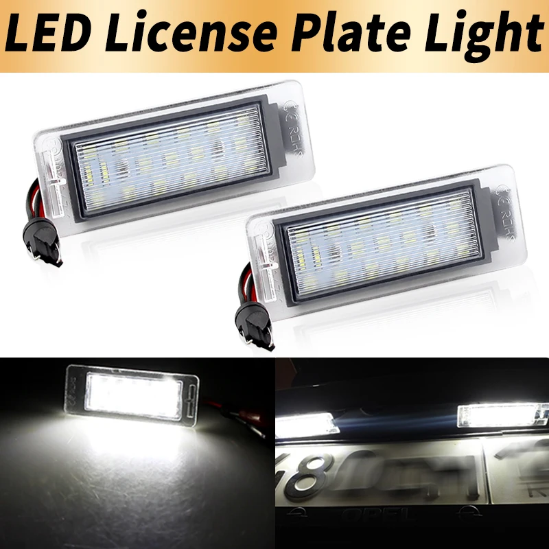 2PCS LED License Number Plate Lights ​Canbus For Buick Enclave 2013-2016 Encore 2013- LaCrosse Allure 2010-2016 Verano 2012-2016