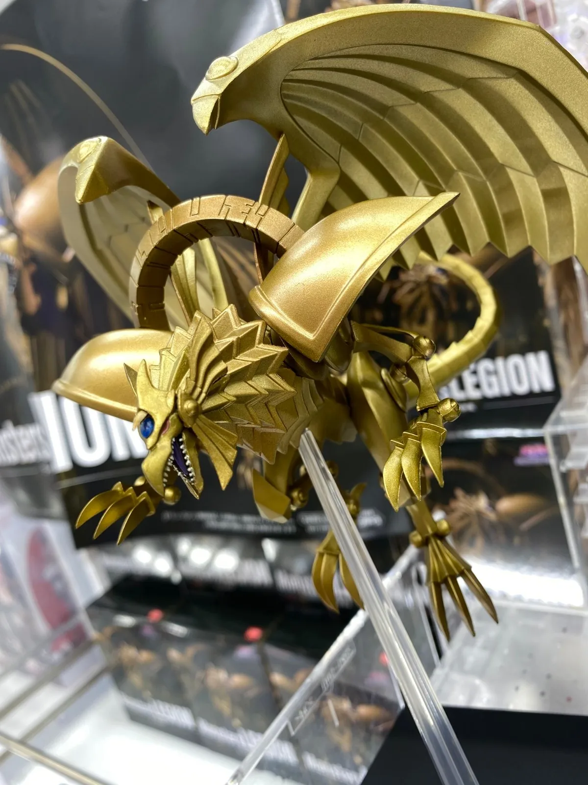 Original KONAMI Monsters LEGION Yu-Gi-Oh! The Winged Dragon of Ra Anime Figure Toys PVC Model Collection Doll Gift