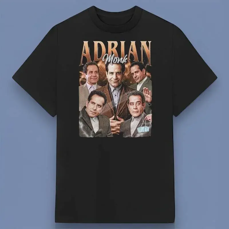 Adrian Monk Äì Movie T Shirt Perfect For Friends Family
