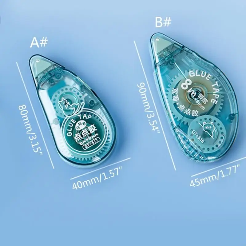 Rodillo adhesivo 918C para álbum recortes, cinta adhesiva doble cara, suministros para álbum recortes para adultos,