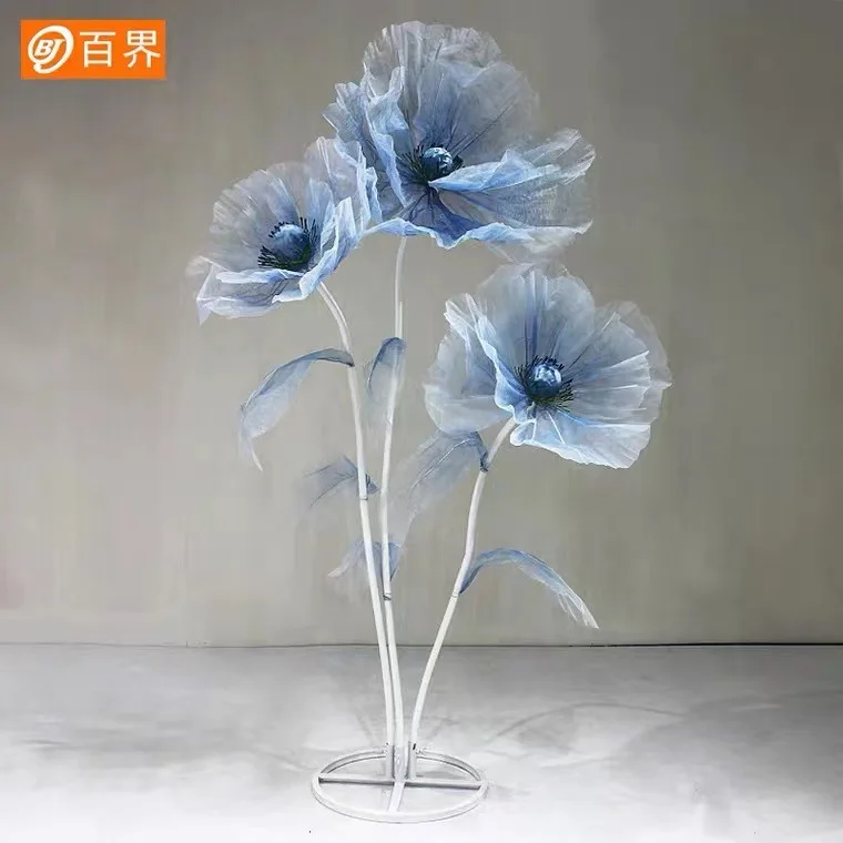 Large artificial flower high-end beautiful Chen oversized decorative ornaments wedding scene arrangement festive road