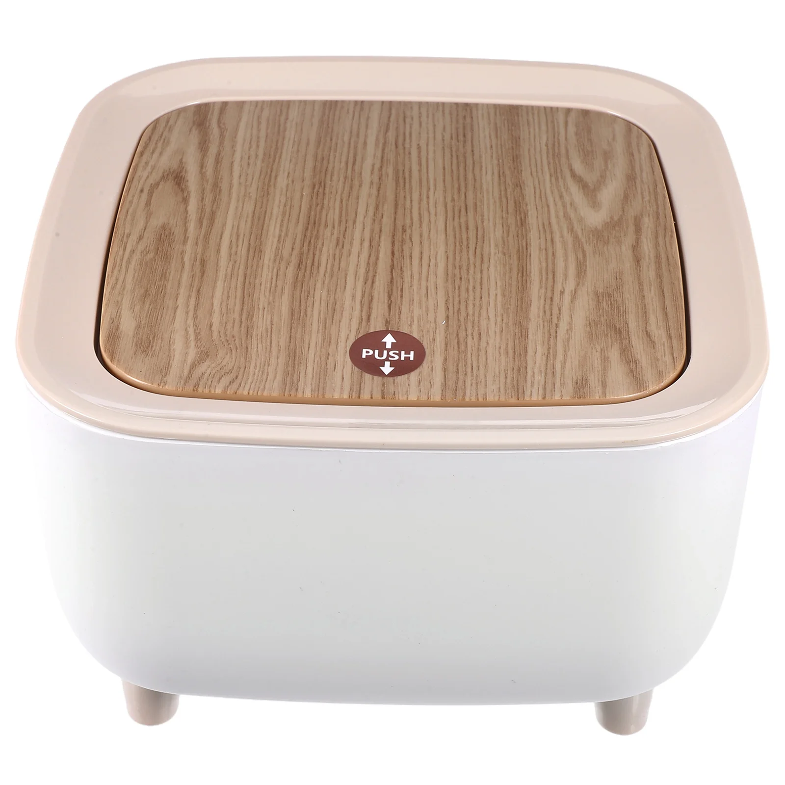 

2L Desktop Garbage Bin Compact Trash Holder Plastic Waste Bucket for Kitchen Office Bedroom Trash Bin for Bedroom