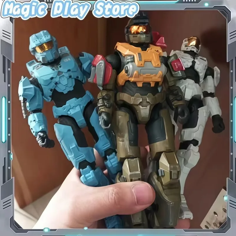 In Stock Infinite Spartan Action Figure WCT Loose Figure Master Chief Multi‑Joint Movable Collectible Model Toy Collecting Gifts