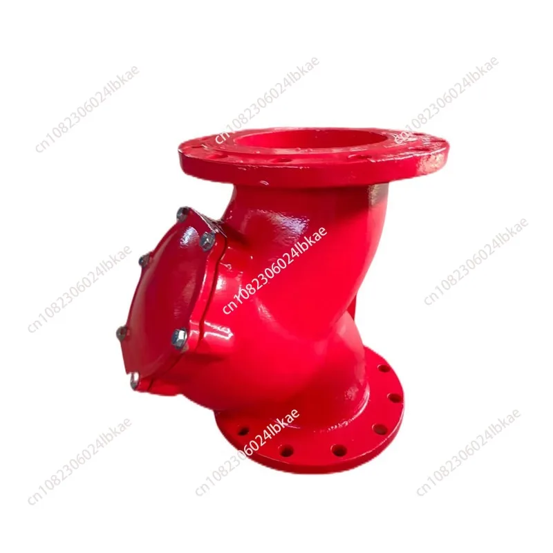 Sewage Pipe Square Mouth Water Filter Fire Valve 304 Stainless Steel Flange Y-Type Filter