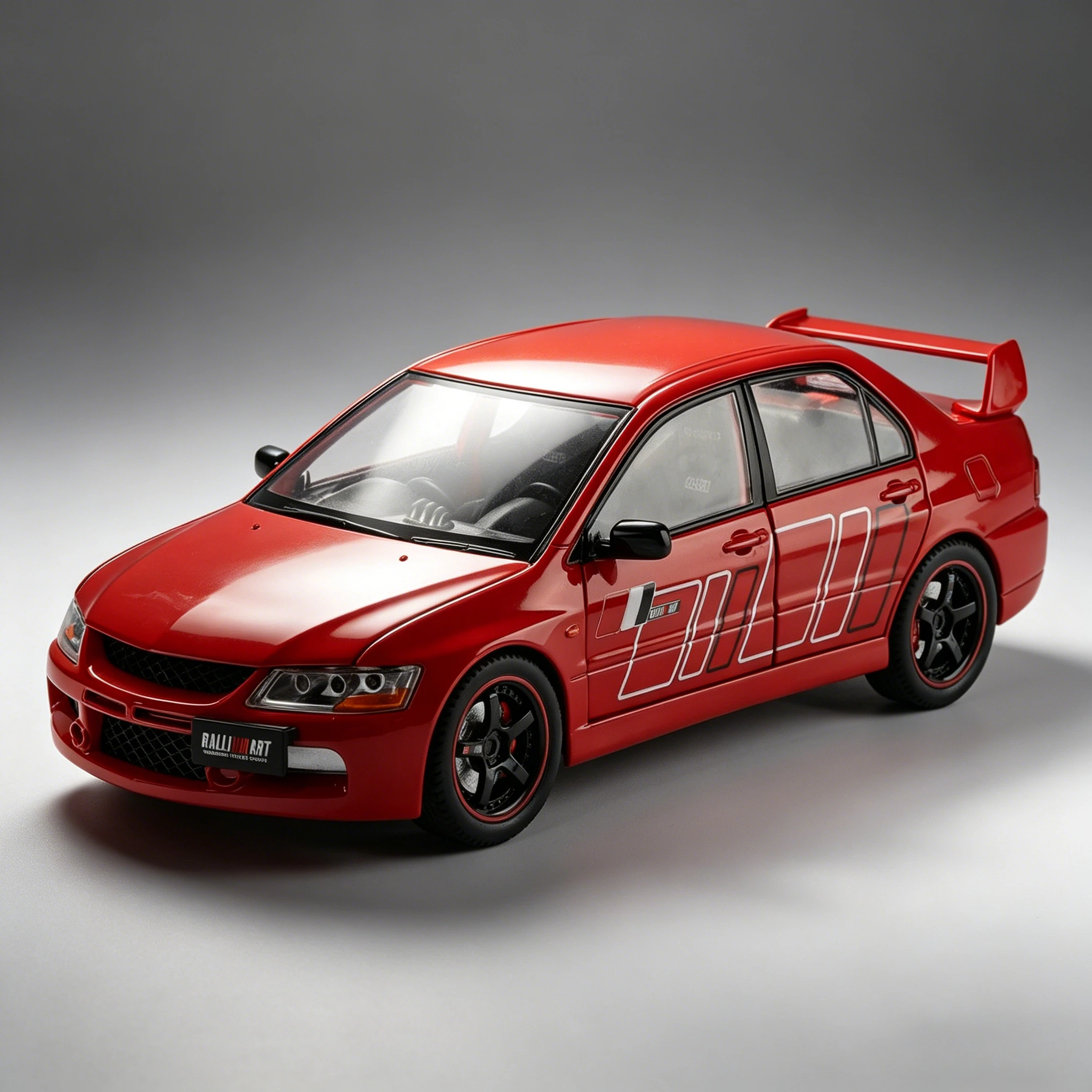 

1:24 EVO9 Latte Edition Sound and Light Pull Back Ornament Simulation Car Model Toy Gifts Diecast Alloy Car Model Collectible