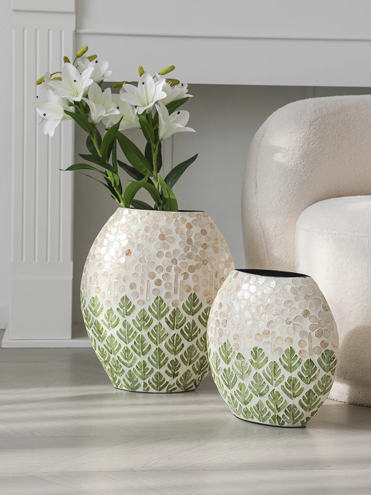 Elegant European  Flower Vase Silk Flower Simulation Decorative Tabletop Home Decorations Living Room Coffee Table TV Ca...