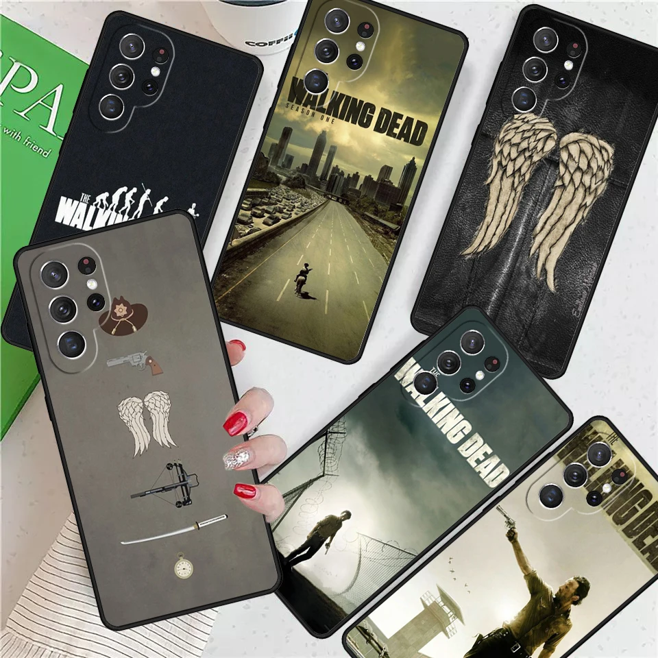 The Walking Dead For Samsung Galaxy S24 Ultra S21 S22 S8 S9 S10 5G Note 10 20 Plus FE S23 Phone case Cover Coque