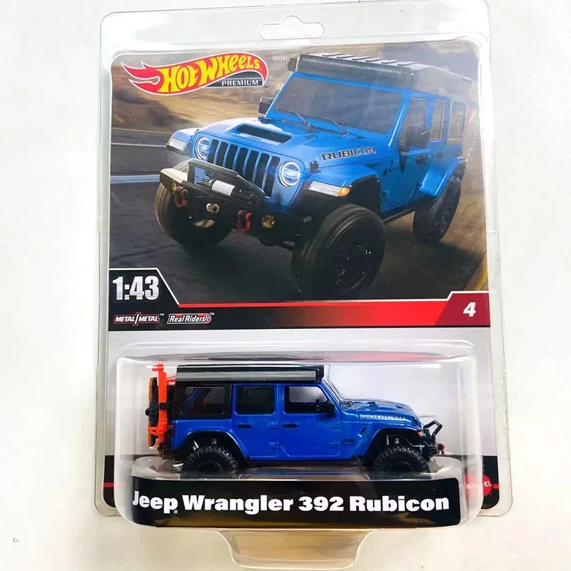 Original Hot Wheels Premium Car 1:43 Diecast Boys Toys for Children Coche Jeep Wrangler 392 Rubicon Ford Mustang Mach Collector