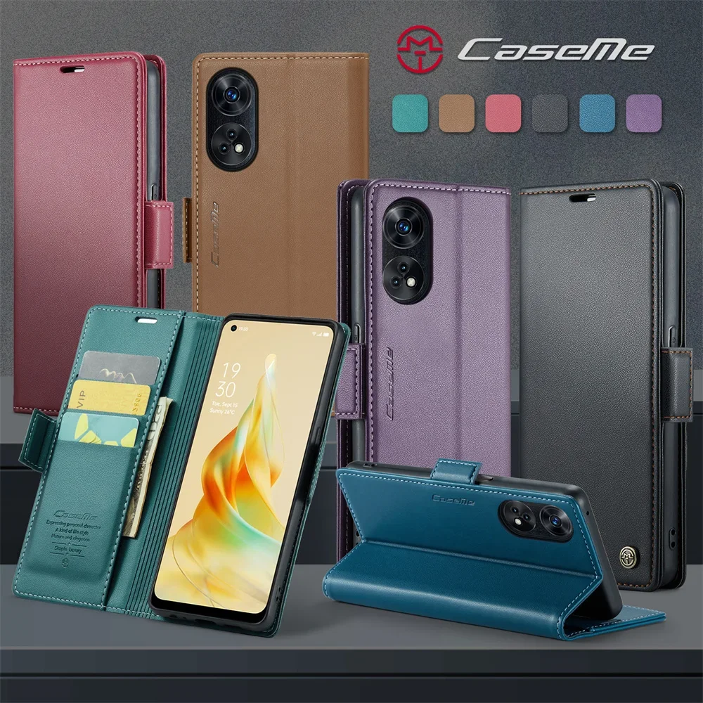 

Wallet Case For OPPO A57 A77 Reno 8 7 Realme 10 Pro C55 Reno 8 7 A96 A36 Card Holder Pocket Stand Flip Magnetic Stand Flip Cover