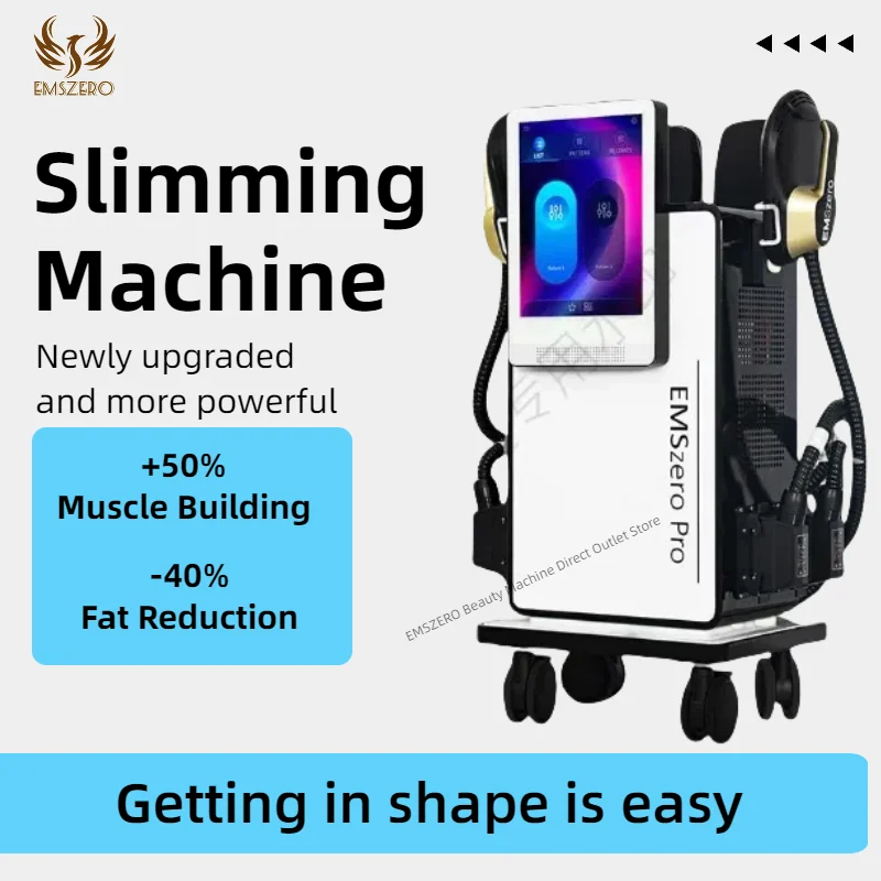 2025 New Upgrade Body Contouring Apparatus Cellulite Reduction Salon and Home EMSzero Muscle Stimulate NEO RF Slimming Female