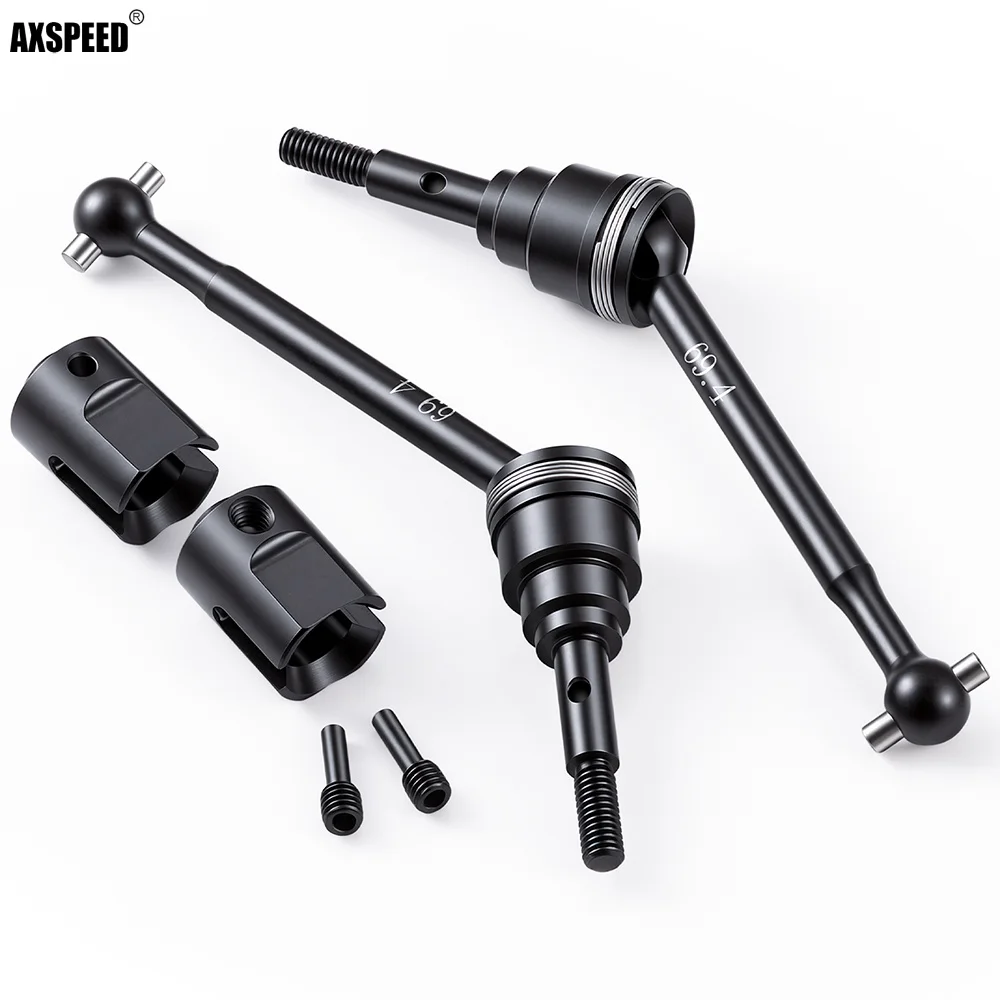 

AXSPEED Front/Rear Steering CVD Drive Shaft Drive Cup Kit for 1/16 Mini XRT RC Monster Truck
