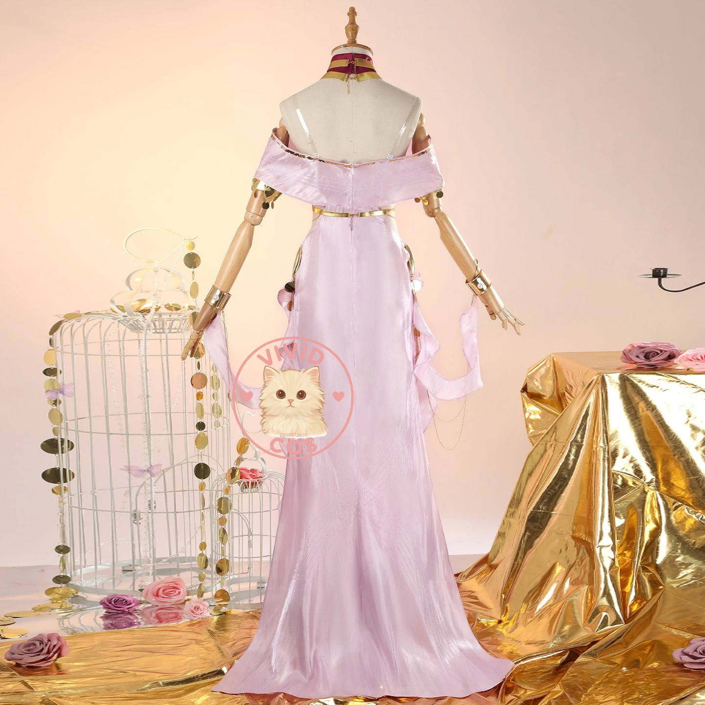 Top Game Path To Nowhere Cosplay Costume Anime Demolia Role Playing Pink Dress Full Set Women Comic Con Halloween Party Suits