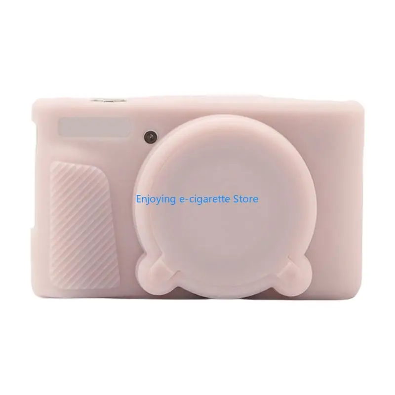 Lens Cap Camera Case for SX740 SX730, Flexible Silicone Cover with Open Control Area and Travel Carry for Camera Owners Y4QF