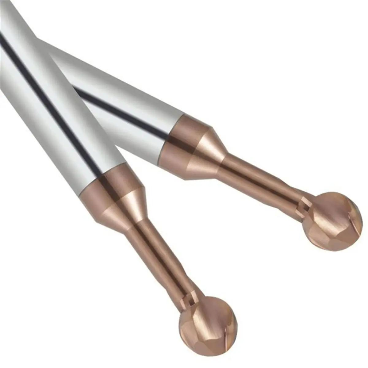 Spherical T-Arch Mills Lollipop End Mills Solid Carbide 3D CNC Tools R1-R6 for Steel and Aluminum A