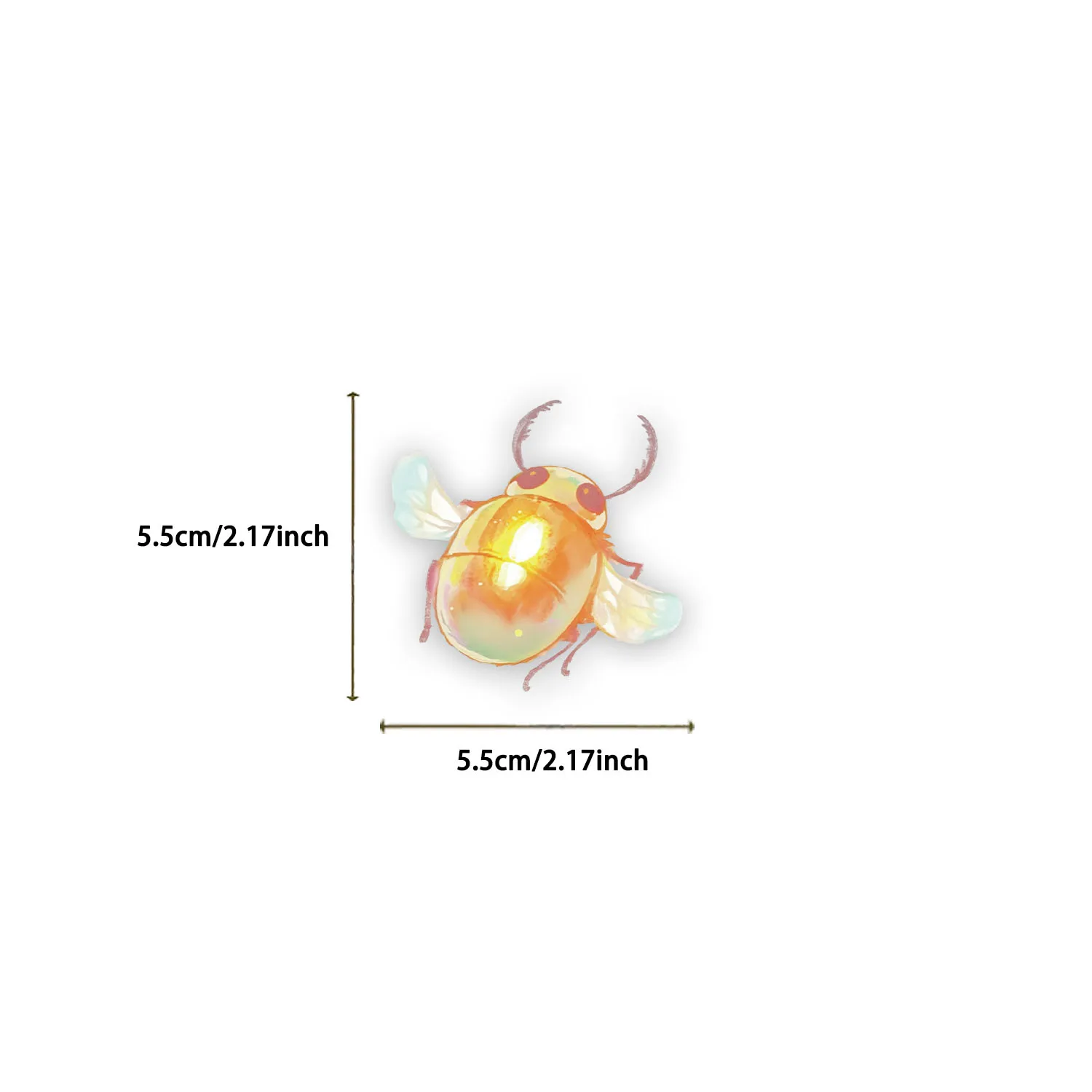 50PCS Cartoon Cute Bug Fun Stickers DIY Phone Case Laptop Water Cup Computer Toy Stickers