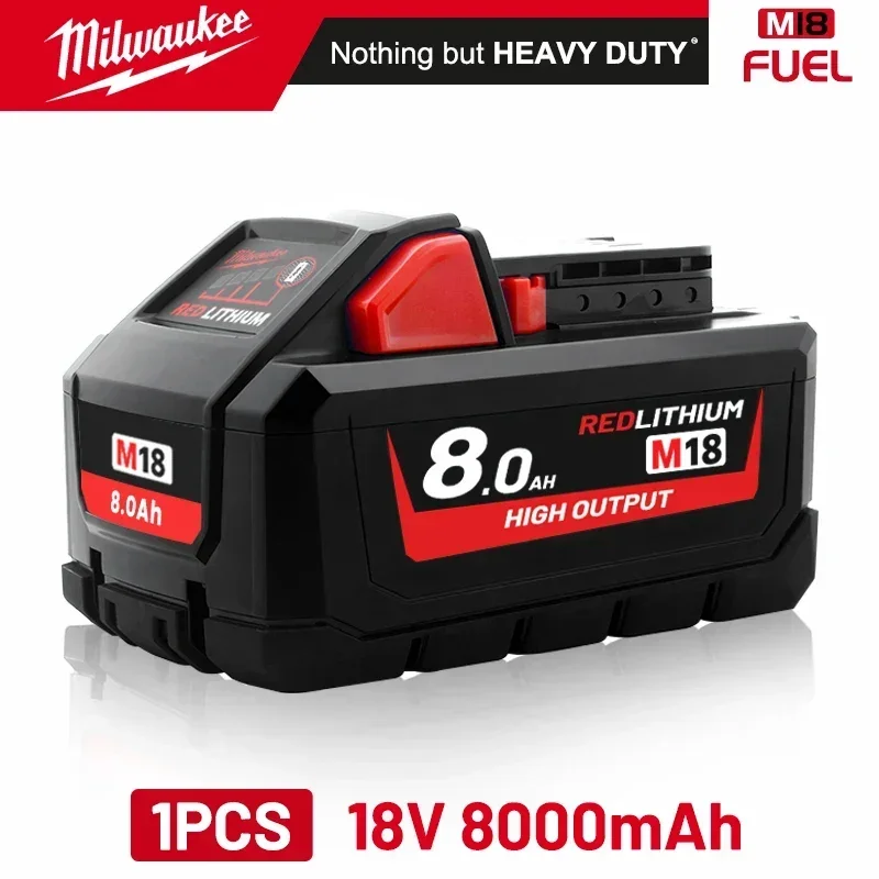 

Milwaukee M18 battery compatible with 18V 9.0Ah 9000mAh 21700 battery cells. Replace lithium battery with Milwaukee power tool