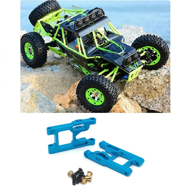 Per Wltoys-RC Pezzi di ricambio per auto Aggiornamento in metallo Accessori per braccio oscillante anteriore per Wltoys 1/12 12427 12428