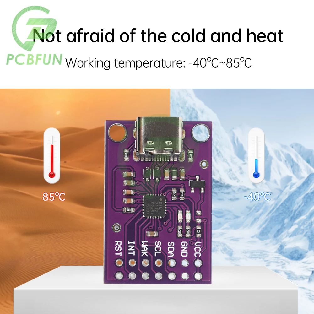 CP2112 Module Usb To Smbus/I2C Usb To I2C Communication Module Ccs811 Debugging Board Type-C