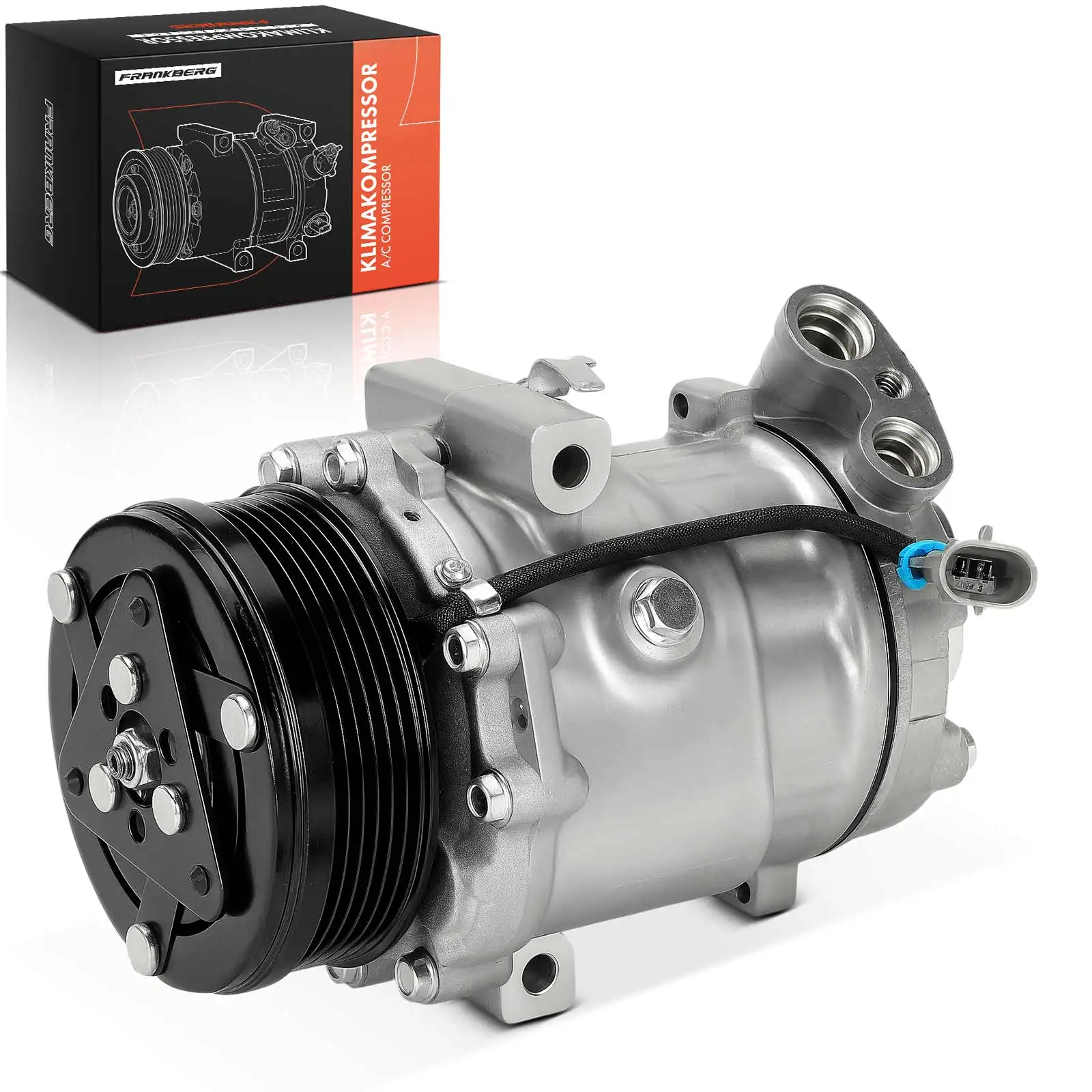 Frankberg 1x klimaatcompressor voor Opel Astra G CC T98 F70 1998-2005 1854138 8971863970 90559843 9196950 1854086 R1580014 09196950