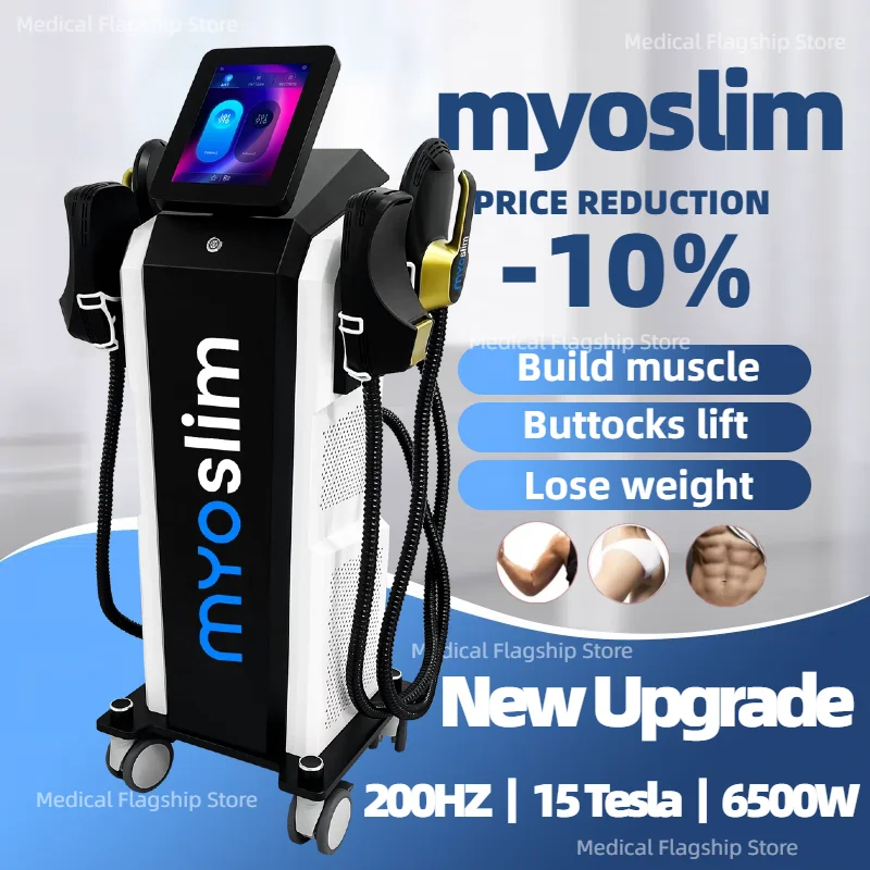 

MYoslim 6500W 15Tesla Fat Removal Contouring Muscle Electric Stimulation Ems Body Sculpt Slimming Muslim Sets Machine