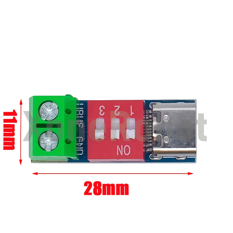 1/5/10 قطعة Type-C PD QC الزناد 5 فولت ~ 20 فولت رمز الاتصال تعديل تيار مستمر الجهد وحدة الطاقة تعديل الطلب الجهد شحن سريع شرك