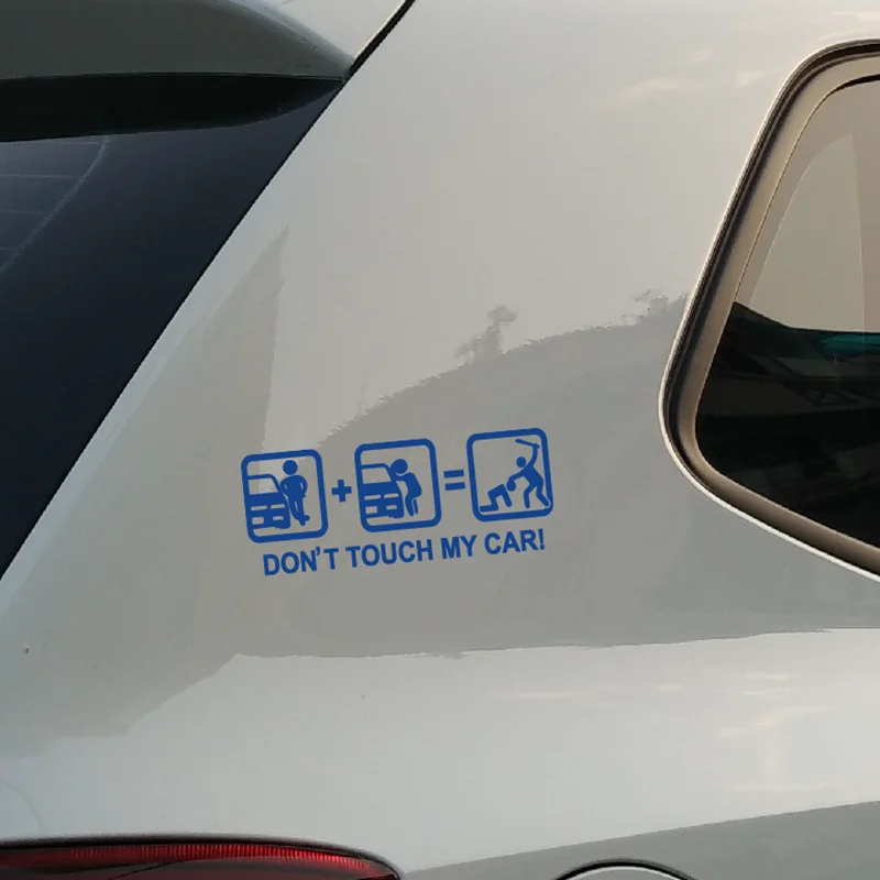 XY Dont Touch Decal Bumper Window Car Sticker Vinyl Decal Warning Mark Stickers for Cars 18cmx6cm view 3