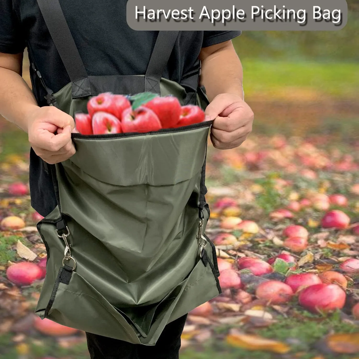 Garden Fruit Large Pocket Waterproof Picking Bag Apple and Vegetable Picking Apron Outdoor Camping Storage Bag Jungle Bag