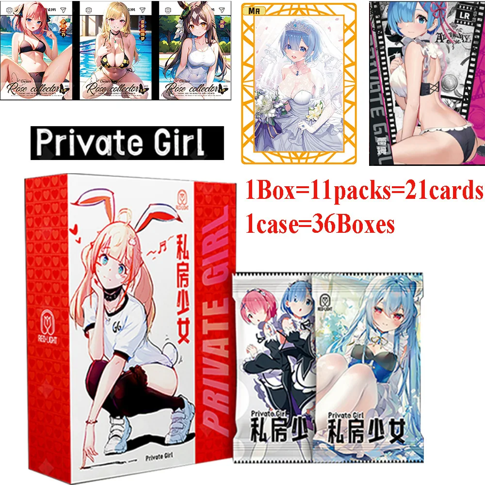 New Private Girl Goddess Story Waifu Cards Anime Sexy Girl Party Swimsuit Bikini Pajama Sex lingerie Lp Mr Cards Kids Toy Gift