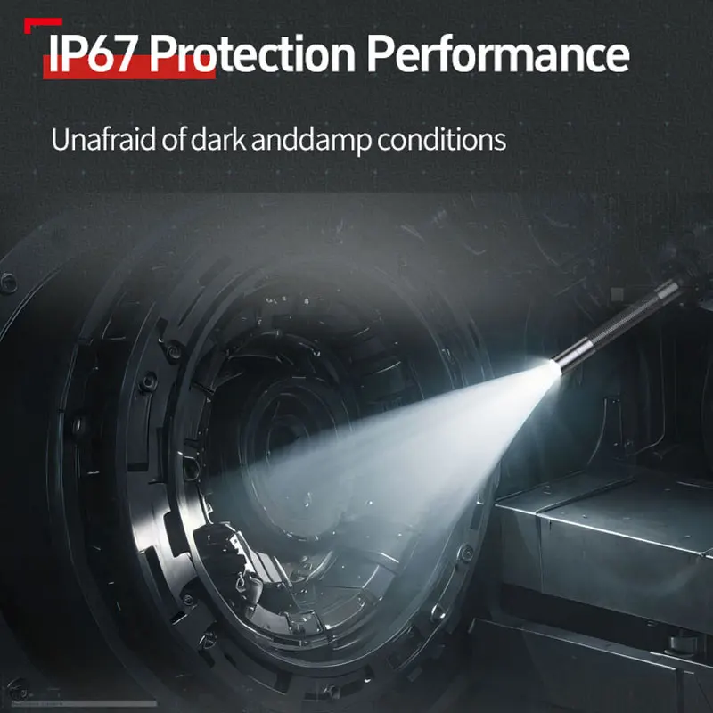 Ralcam Endoscope Camera with Light, Endoscope Camera with 210° Movable Head,  5 Inch HD Screen, 1-6M Cable for Car and Home