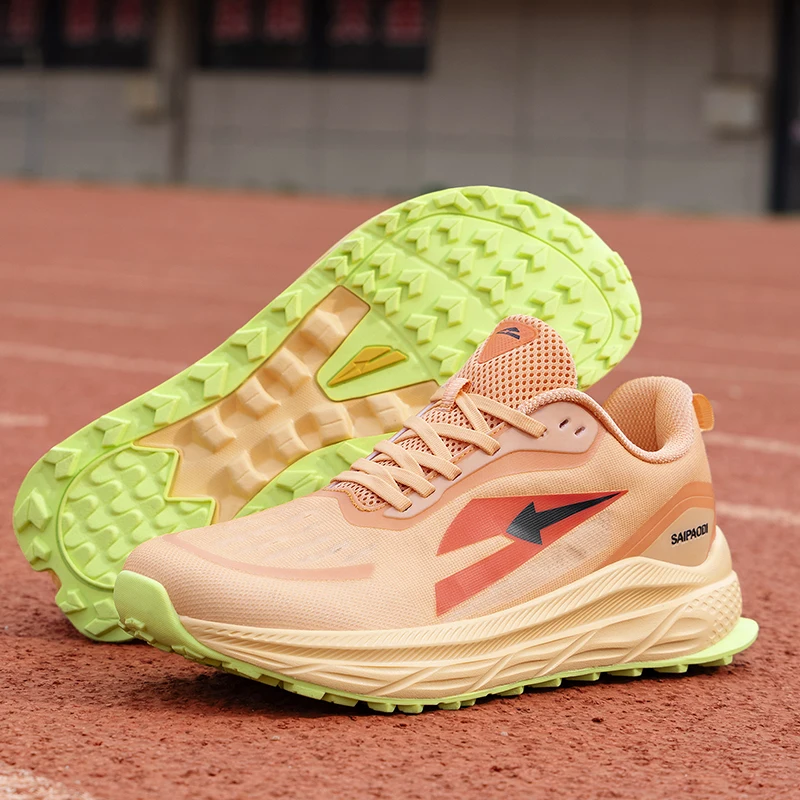 

2026 Luxury Men Walking Jogging Shoe Top Quality Thick Bottom Athletic Running Shoe Designer Anti Slip Walking Shoe