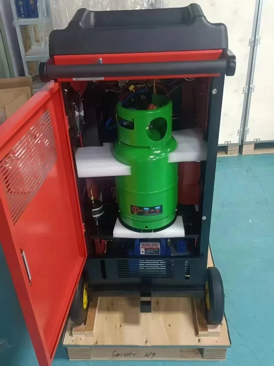 LAUNH Value-500 Plus Automatic A/C Refrigerant Recovery & Recharge Machine - Dual Compatible with R134A/R1234YF