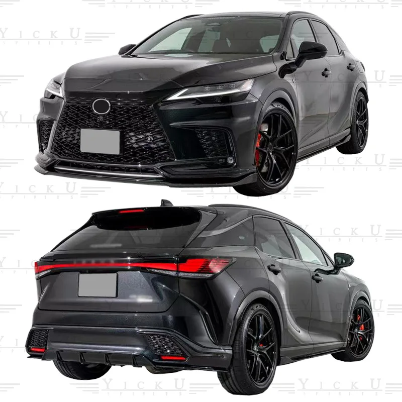 AIM carbon fiber body kit with front shovel rear lip side skirts and tail wings suitable for 23 Lexus RX 500h