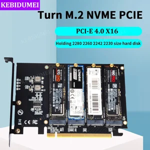 M. 2 NVME untuk PCIe 4.0 3.0 Adaptor M. 2 SSD Gen4 PCIe 4.0 Papan Utama PC X1 X4 X8 X16 Kartu Ekspansi untuk 2230 2242 2260 2280 SSD 12 penjualan terbaik pcie 3.0 x4 ke adaptor usb - №