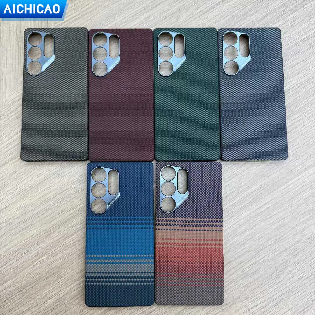 ACC-Carbon Real Carbon Fiber Case for Samsung Galaxy S25 Ultra, Aramid Fiber, Anti-fall busines Phone Case