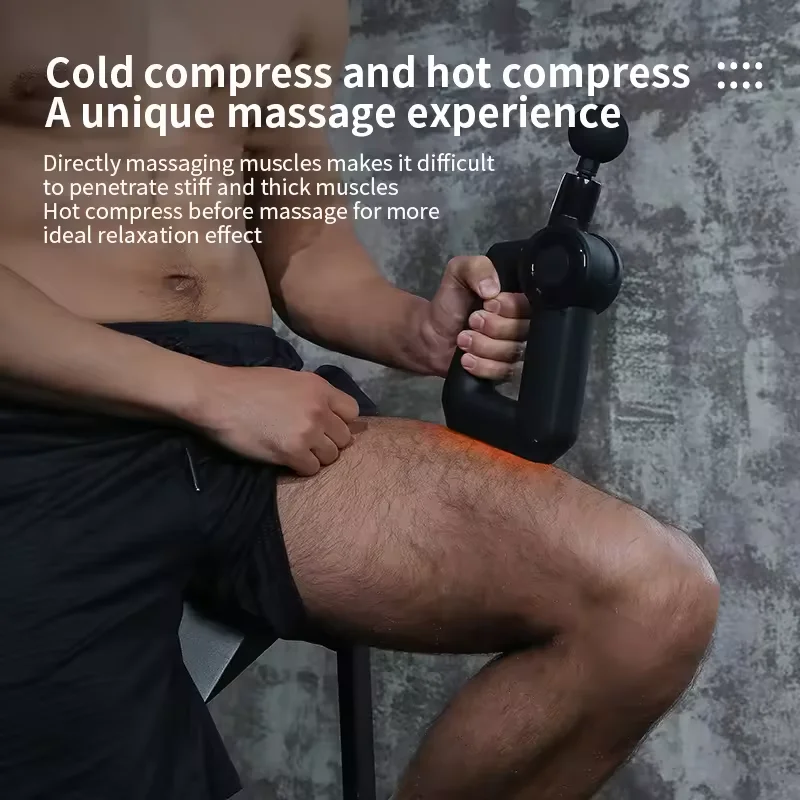 Factory Wholesale Multi-Function Portable Foldable Massage Gun Deep Tissue Muscle Relaxation and Body Relaxation