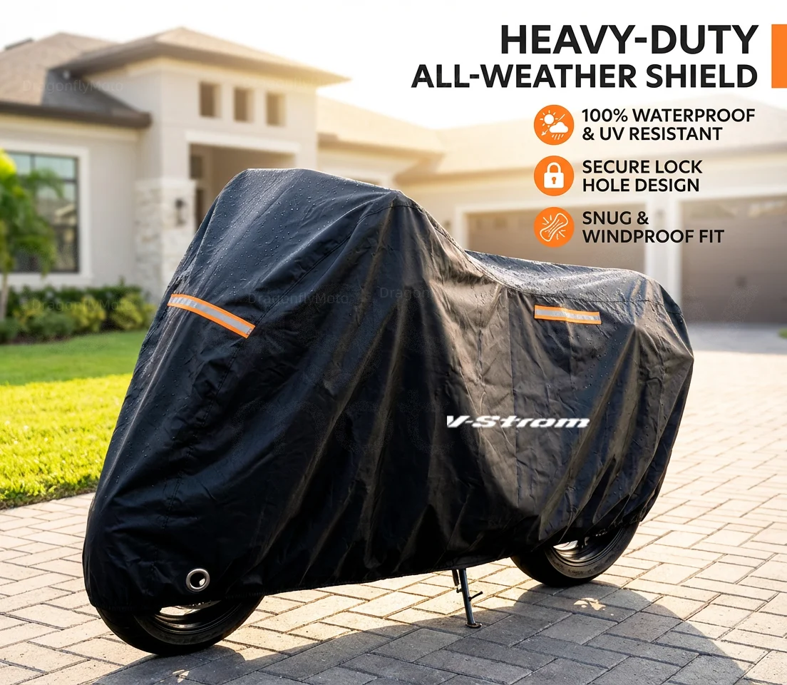 

Водонепроницаемые чехлы для мотоциклов SUZUKI V-Strom DL 250 650 1000, V-Strom 650XT 1000XT, V-Strom 650, V-Strom 1000 (190T) – защита от пыли и дождя