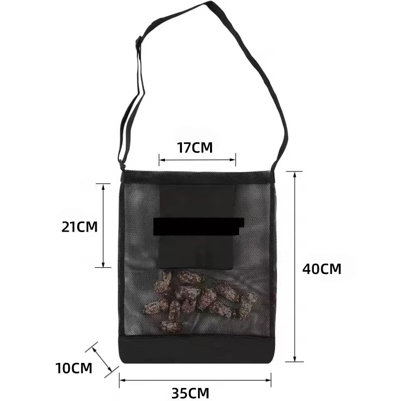 Outdoor-Picknick-Pilzsammelnetz-Tasche, Pilzkorb, Sammelnetz, große Kapazität, Netz-Garten-Obstpflücktasche – Detail 7
