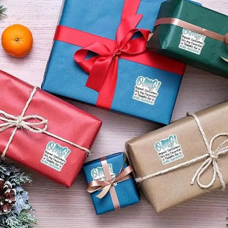 2025 MỚI 20PCS Cảm ơn nhãn dán nhãn cho bao