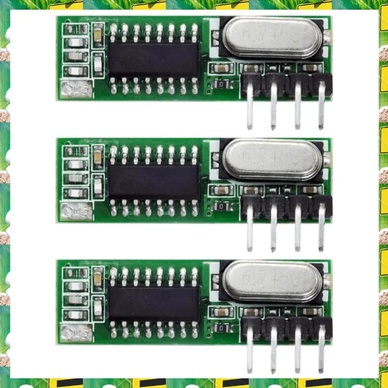 3C Electron 3PCS Mhz Superheterodyne RF Receiver And Transmitter Module For Wireless Module Kit 433Mhz Remote Control,3PCS Mhz S