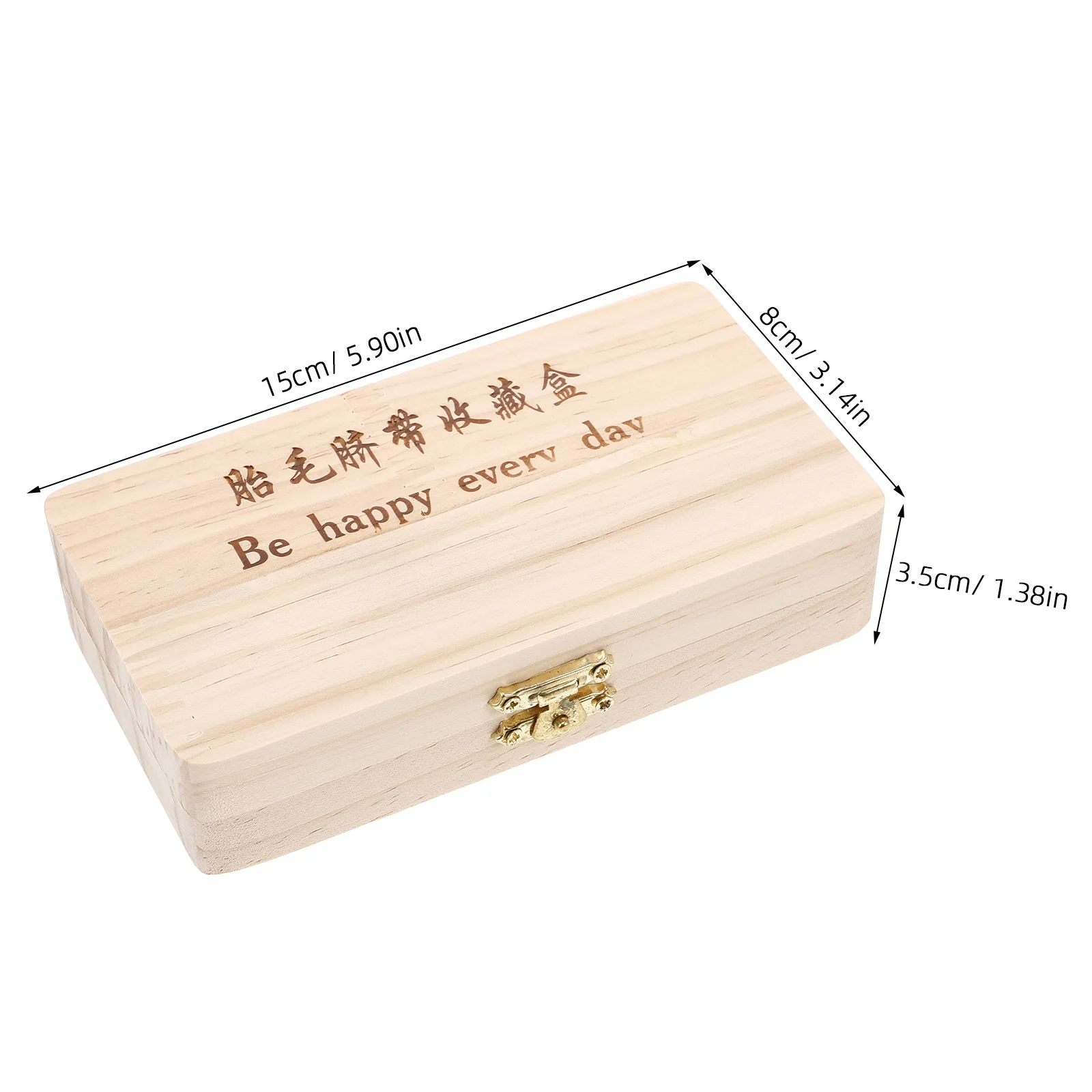 مجموعة واحدة من صندوق تذكار الطفل، حقيبة تخزين الحبل السري لشعر الجنين، قصة شعر أولى، حاوية معلم لحديثي الولادة، تذكار #4