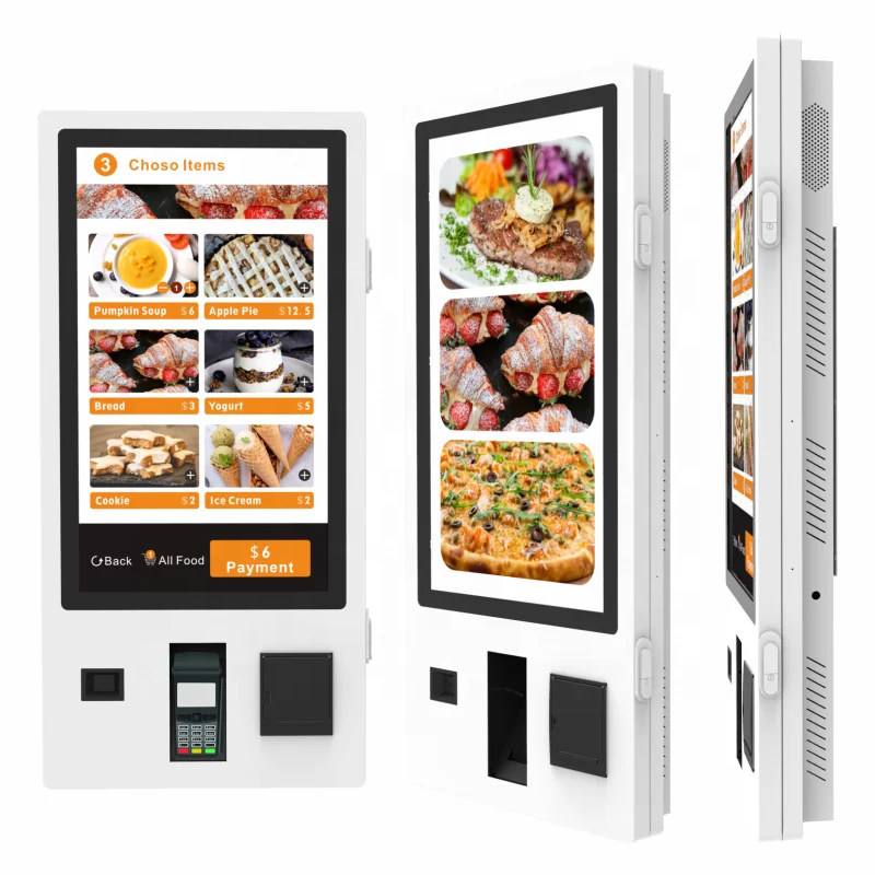 

Food Ordering Kiosk Self-Service Terminals Restaurant Bill Payment Machine