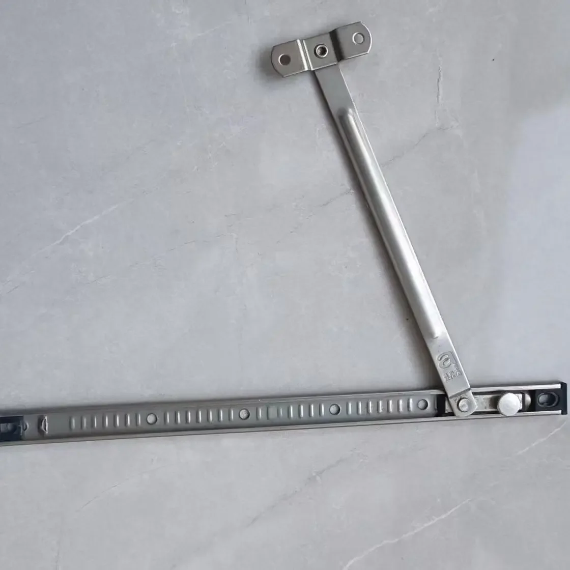 Immagine 7: 1 Pezzo Limitatore per Finestra a Battente in Acciaio Inossidabile, a Due Collegamenti, per Apertura Interna e Inversione