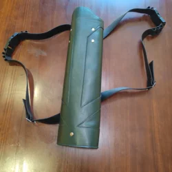 PU Leather Cosplay Green Arrow Quiver Men's Halloween Costume Accessories