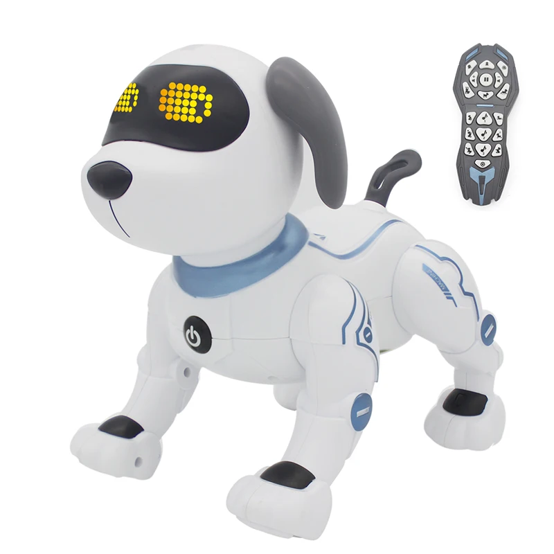 Robot de juguete RC, modelo eléctrico, juguete para perros con Control remoto, movimientos de baile con función de luz musical, regalos de cumpleaños y Navidad para niños K199