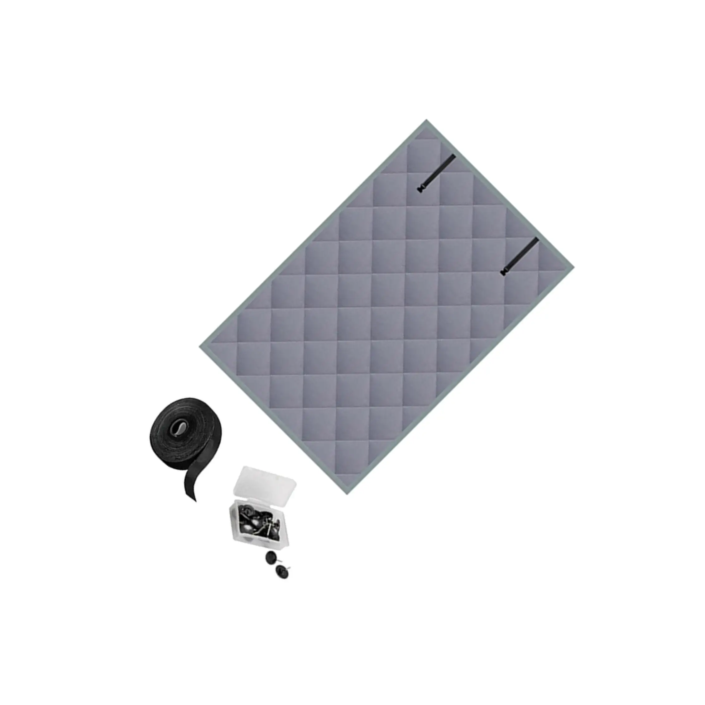 Winter Thermal Window Cover Set Insulated Thermal Window Blanket With Fastener Blackout Shade Windproof Roll Of Fastener