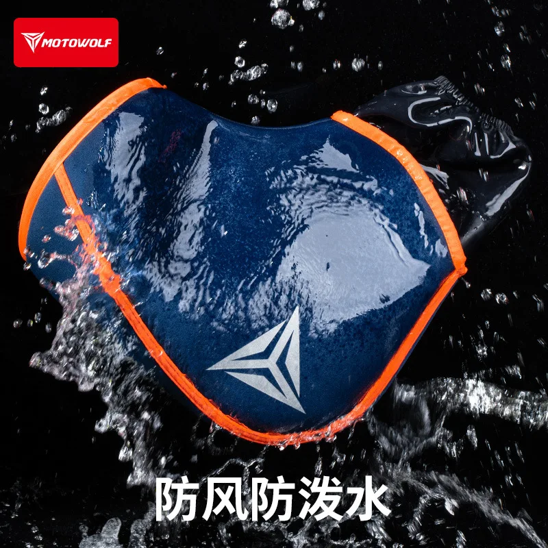 

Чехол на руль мотоцикла, зимние велосипедные перчатки на лобовое стекло, ветрозащитная теплая ручка, утолщенная теплая светоотражающая полоса, 1 пара