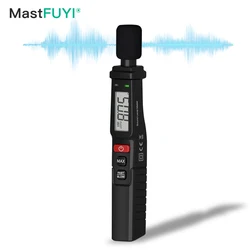 MASTFUYI FY8862 misuratore di livello sonoro digitale Tester di monitoraggio Decibel audio professionale 30-130dBA strumento di misurazione del rumore del silenzioso