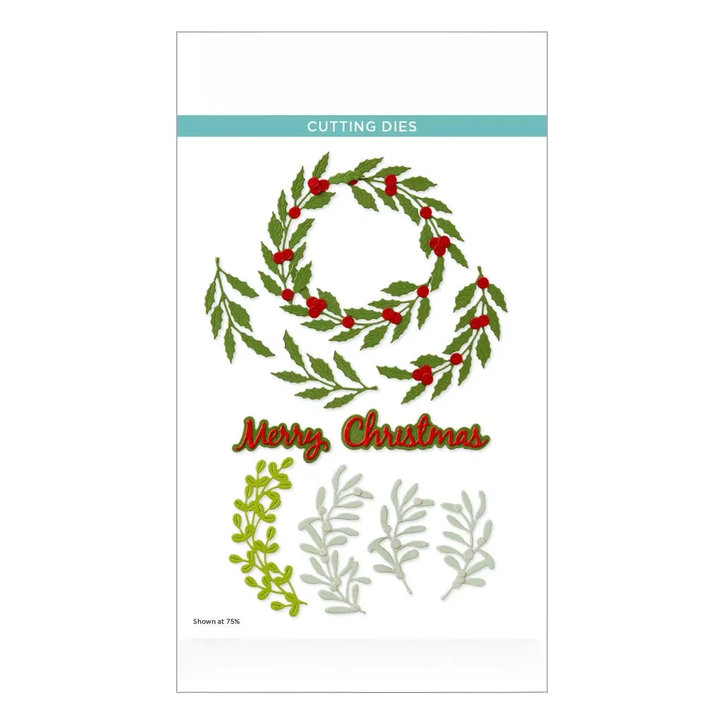 

Seasonal Wreath Foliage Metal Cutting Dies for DIY Decorating Scrapbook Paper Card Album Supplies Craft Template Die 2025 New
